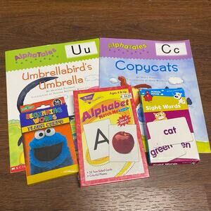 Early Childhood Learning Lot - AlphaTales Books, Flash Cards & Sight Words